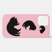 Zwarte kat Case-Mate iPhone case (Achterkant (horizontaal))