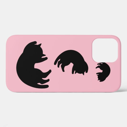 Zwarte kat Case-Mate iPhone case (Achterkant (horizontaal))