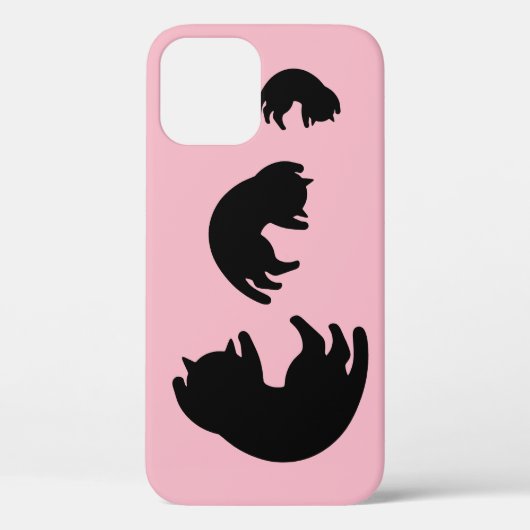 Zwarte kat Case-Mate iPhone case (Achterkant)