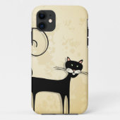 Zwarte kat Case-Mate iPhone case (Achterkant)