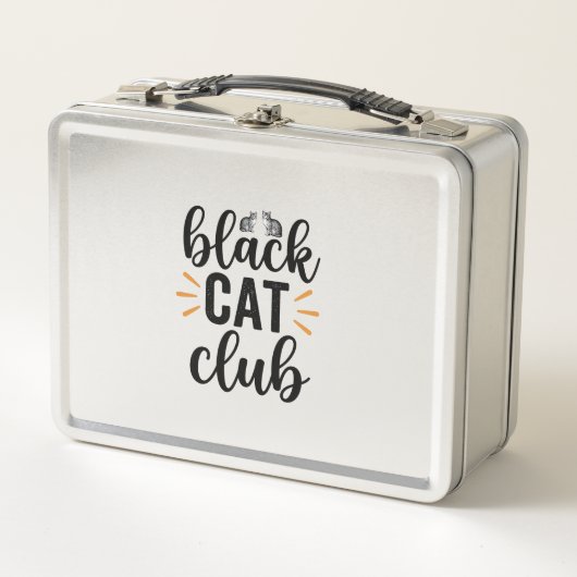 Zwarte Kat Club Vintage Kattenliefhebber Vector De (Voorkant)