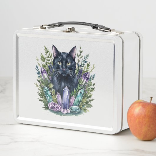 Zwarte kat Crystal Magic Lunchbox (In situ)