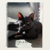 Zwarte kat - Daily Planner - HAMbWG (Voorkant)