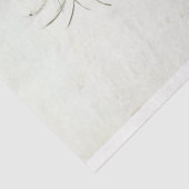 Zwarte kat dame in zwart en pauw decoupage tissuepapier (Detail)