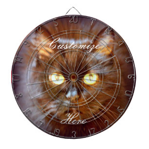 zwarte kat dartbord