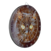 zwarte kat dartbord (Voorkant Links)