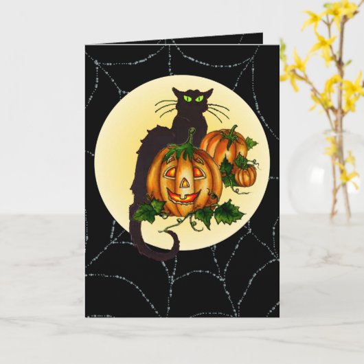 ZWARTE KAT, DE HEFBOOM VAN DE POMPOEN & WEB DOOR KAART (Gele Bloem)