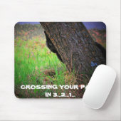 Zwarte kat die je pad kruist in 3...2...1...Meme Muismat (Met muis)