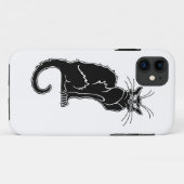 zwarte kat dier silhouet Case-Mate iPhone case (Achterkant (horizontaal))