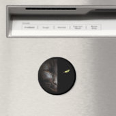 Zwarte Kat Donker en donkerder zijde Magneet (Insitu (Vaatwasser))