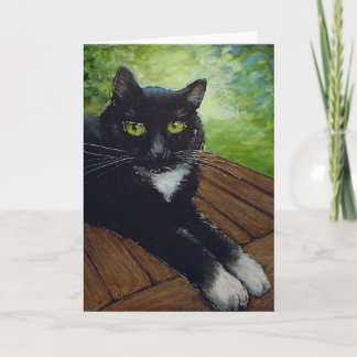 Zwarte Kat - door Lora Shelley Kaart