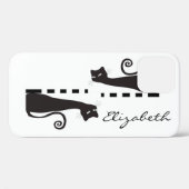 Zwarte Kat Eigen Merknaam Case-Mate iPhone Case (Achterkant (horizontaal))