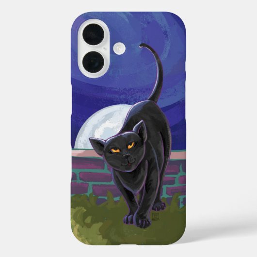 Zwarte Kat Elektronica Case-Mate iPhone Case (Achterkant)