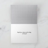 Zwarte kat en andelion kaart (Binnen)