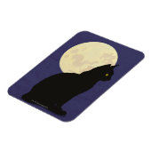 Zwarte kat en de maan magneet (Linkerzijde)