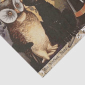  zwarte kat en kippen Halloween Tissuepapier (Detail)