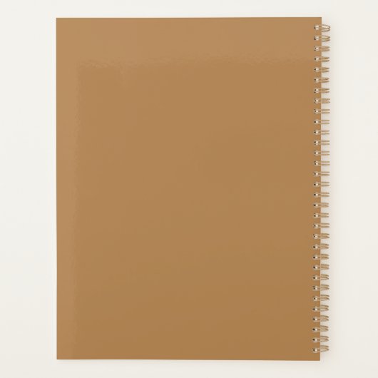 Zwarte kat en Rozen Planner (Achterkant)