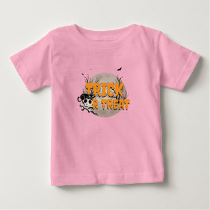 Zwarte Kat en Schedel Trick or Treat Halloween
