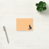 Zwarte kat en Sinaasappel pompoen foto's licht Sin Post-it® Notes (Kantoor)