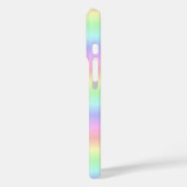Zwarte kat en vlinder op regenboog Case-Mate iPhone case (Achterkant / Links)