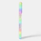 Zwarte kat en vlinder op regenboog Case-Mate iPhone case (Achterkant / Rechts)