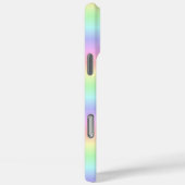 Zwarte kat en vlinder op regenboog Case-Mate iPhone case (Achterkant / Rechts)