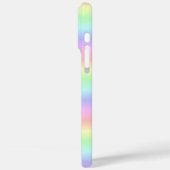 Zwarte kat en vlinder op regenboog Case-Mate iPhone case (Achterkant / Links)
