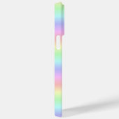 Zwarte kat en vlinder op regenboog Case-Mate iPhone case (Achterkant / Rechts)