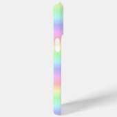 Zwarte kat en vlinder op regenboog Case-Mate iPhone case (Achterkant / Rechts)