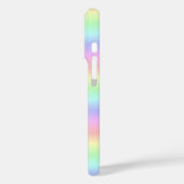 Zwarte kat en vlinder op regenboog Case-Mate iPhone case (Achterkant / Links)