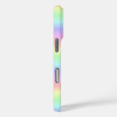 Zwarte kat en vlinder op regenboog Case-Mate iPhone case (Achterkant / Rechts)
