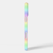 Zwarte kat en vlinder op regenboog Case-Mate iPhone case (Achterkant / Rechts)
