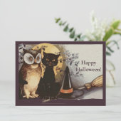 zwarte kat en zwarte kat en zwarte haak Pet maan (Staand voorkant)