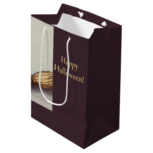  zwarte kat en zwarte kat en zwarte haak Pet maan Medium Cadeauzakje (Voorkant Gekanteld)