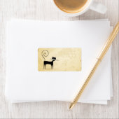 Zwarte kat etiket (Insitu)