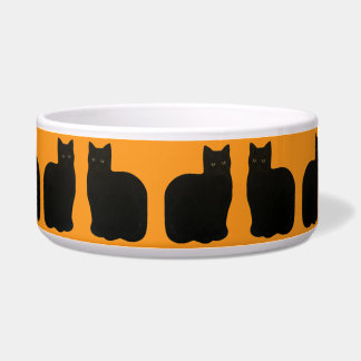 Zwarte Kat Feline Huisdier Redding Maureen Girard  Voerbakje