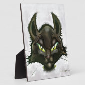 Zwarte kat fotoplaat (Zijkant)