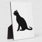 Zwarte kat fotoplaat (Zijkant)