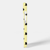 Zwarte kat (geel) Case-Mate iPhone case (Achterkant / Links)