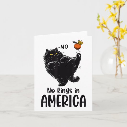 Zwarte kat Geen koningen in Amerika Wij de mensen  Kaart (Gele Bloem)