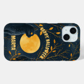 Zwarte Kat Gelukkig Halloween Case-Mate iPhone Case (Achterkant (horizontaal))