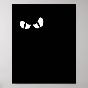 Zwarte Kat Gelukkig Halloween Plezierige Kat Carto Poster