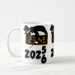 Zwarte Kat gelukkig nieuwjaar Koffiemok