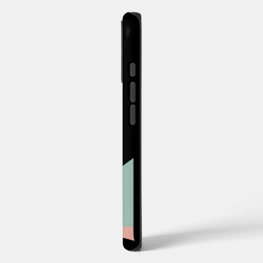 Zwarte kat geometrisch Case-Mate iPhone case (Achterkant / Links)