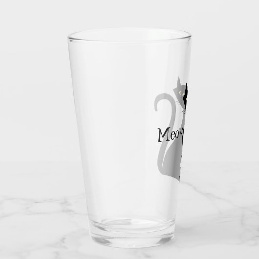  zwarte kat glas (Rechts)