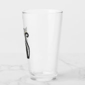 Zwarte kat glas (Links)