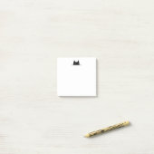 Zwarte Kat gluurt - 3 bij 3 Post-it Post-it® Notes (Op bureau)