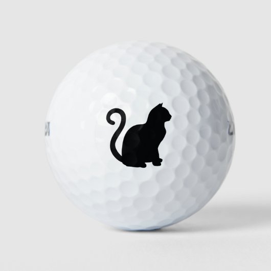 Zwarte kat golfballen (Voorkant)