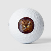 zwarte kat golfballen (Voorkant)