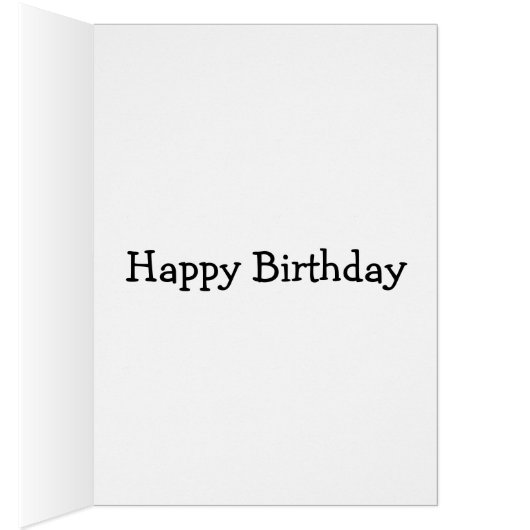 Zwarte kat gothische verjaarkat (Binnen (Rechts))